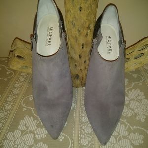 Michael Kors Suede/Snake Bootie 7M